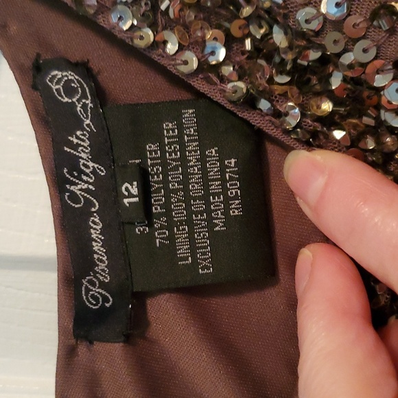 NWT Pissaro Bights Beaded Gown - Picture 4 of 8